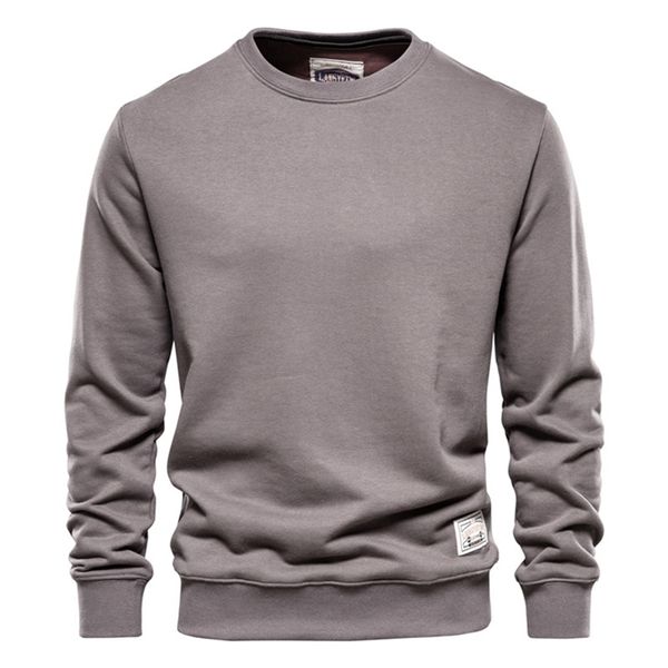 aiopeson streetwear cotton men's sweatshirt casual solid color long sleeve spring sweatshirt men quality classic mens clothes 210728, Black
aiopeson streetwear cotton men's sweatshirt casual solid color long sleeve spring sweatshirt men quality classic mens clothes 210728, Black