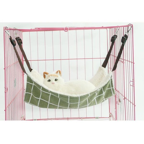 cat beds & furniture little hammock with hook canvas small pet double - layered thickening cage warm hanging bed soft for kitten hamster
cat beds & furniture little hammock with hook canvas small pet double - layered thickening cage warm hanging bed soft for kitten hamster