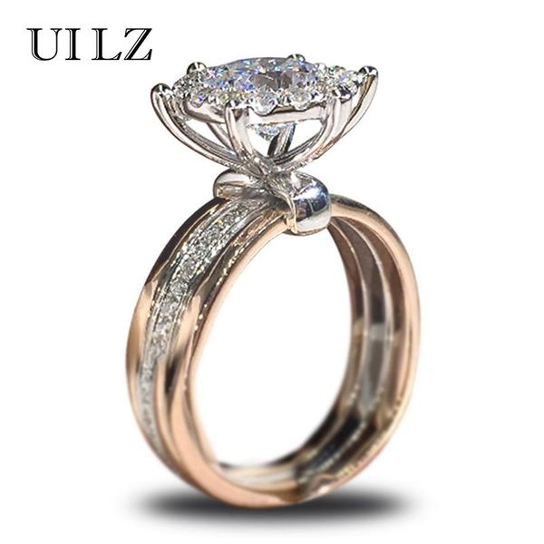 wedding rings uilz trendy solitaire crystal women's two tone gorgeous party dinner ring jewelry gifts for wife & girlfriend, Slivery;golden
wedding rings uilz trendy solitaire crystal women's two tone gorgeous party dinner ring jewelry gifts for wife & girlfriend, Slivery;golden