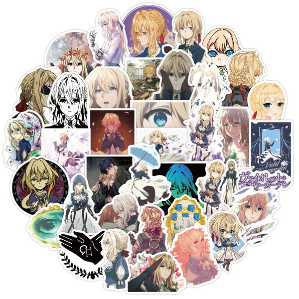 50pcs/pack anime violet evergarden stickers for diy pc scrapbook luggage skateboard bicycle sticker
50pcs/pack anime violet evergarden stickers for diy pc scrapbook luggage skateboard bicycle sticker