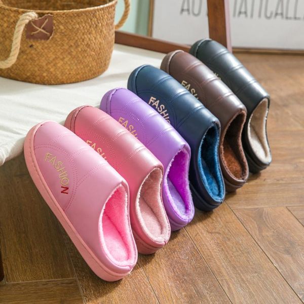 slippers men women indoor leather winter waterproof warm home fur slipper male couple platform shoes fluffy big sizes au28, Black
slippers men women indoor leather winter waterproof warm home fur slipper male couple platform shoes fluffy big sizes au28, Black