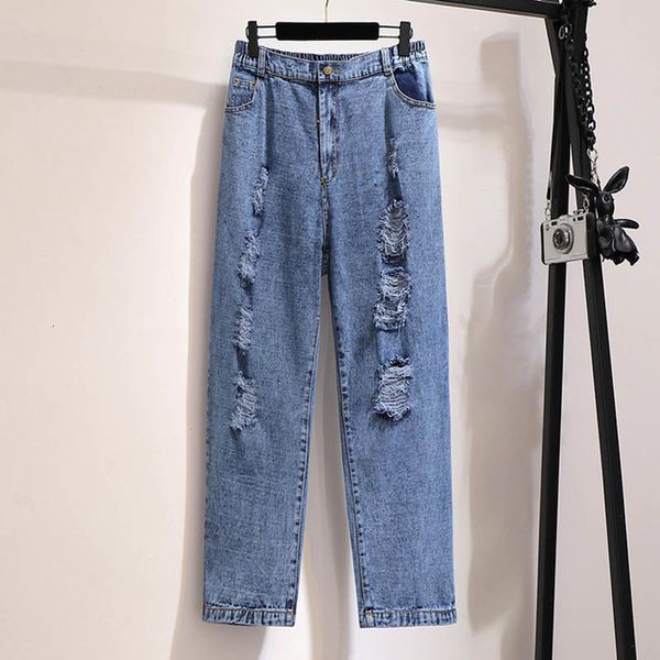 women's jeans summer brem pants plus waist size 111-145cm hip 152cm 5xl 6xl 7xl 8xl 9xl torn down female blue jeans kn82
women's jeans summer brem pants plus waist size 111-145cm hip 152cm 5xl 6xl 7xl 8xl 9xl torn down female blue jeans kn82
