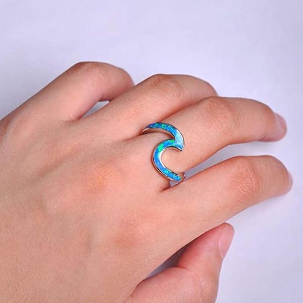 cluster rings selling 925 sterling silver blue fire opal wave womens ring engagement wedding party jewelry for gift, Golden;silver
cluster rings selling 925 sterling silver blue fire opal wave womens ring engagement wedding party jewelry for gift, Golden;silver