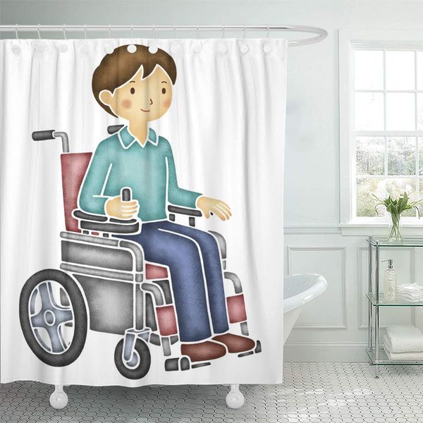 shower curtain disease asia asian man on electric wheelchair disabled handicapped shower curtains sets with 12 hooks 60 x 72
shower curtain disease asia asian man on electric wheelchair disabled handicapped shower curtains sets with 12 hooks 60 x 72