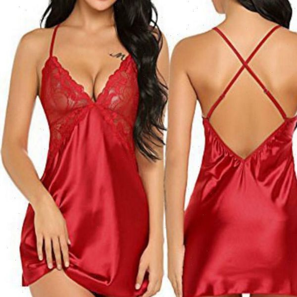 lingerie lace nightdress women sleepwear straps deep v neck robe dress nightie night, Black;red
lingerie lace nightdress women sleepwear straps deep v neck robe dress nightie night, Black;red