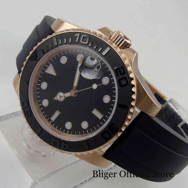 bliger sub japan 24 jewelry nh35 all rose gold automatic watches ceremic brass screw crown born insert sterile dial, Slivery;brown
bliger sub japan 24 jewelry nh35 all rose gold automatic watches ceremic brass screw crown born insert sterile dial, Slivery;brown
