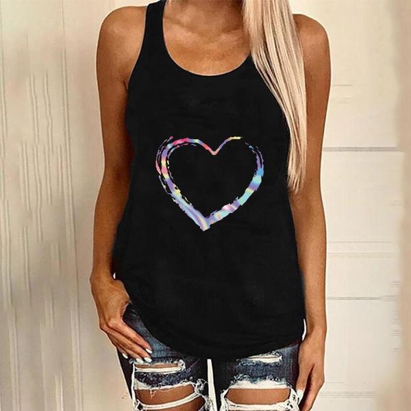 women heart print tank sleeveless summer vest crew neck graphic loose cotton camiseta tirantes mujer #yj camisoles & tanks, Black;white
women heart print tank sleeveless summer vest crew neck graphic loose cotton camiseta tirantes mujer #yj camisoles & tanks, Black;white