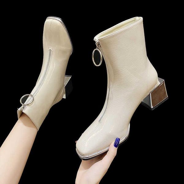 boots british women's thick heel fall / winter 2021 korean square head thin and versatile 's red, Black
boots british women's thick heel fall / winter 2021 korean square head thin and versatile 's red, Black