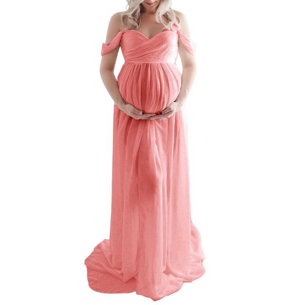 pregnancy shoulderless sleeveless split front soft maxi po props long maternity pography dress chiffon summer elegant casual dresses, Black;gray
pregnancy shoulderless sleeveless split front soft maxi po props long maternity pography dress chiffon summer elegant casual dresses, Black;gray