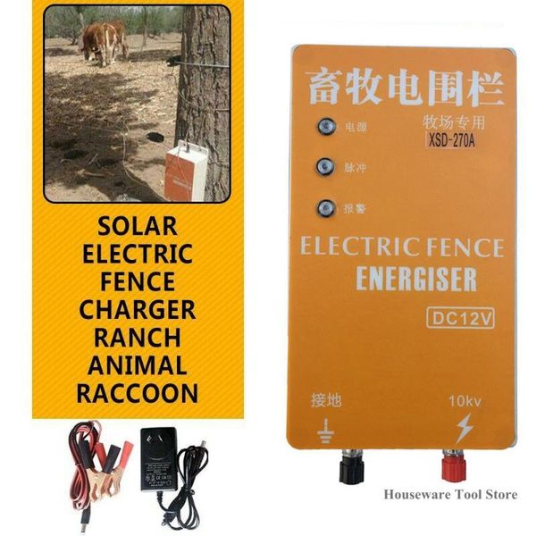 solar electric fence energizer charger xsd-280bhigh voltage pulse controller animal shepherd poultry farm column fencing, trellis & gates
solar electric fence energizer charger xsd-280bhigh voltage pulse controller animal shepherd poultry farm column fencing, trellis & gates