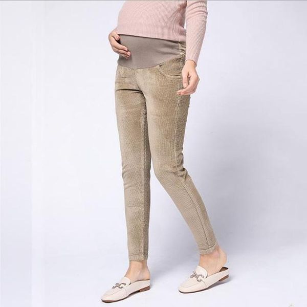 maternity bottoms autumn corduroy pregnancy pants high-elastic cotton trousers slim-legged stretch casual women's, White
maternity bottoms autumn corduroy pregnancy pants high-elastic cotton trousers slim-legged stretch casual women's, White