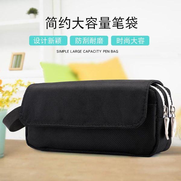 simple multi-layer pencil case large capacity pen box holder student creative stationery supplies bags
simple multi-layer pencil case large capacity pen box holder student creative stationery supplies bags