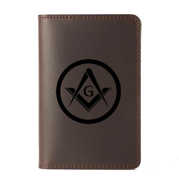 card holders and accepted masons passport wallet travel holder purse case genuine leather asonry, Brown;gray
card holders and accepted masons passport wallet travel holder purse case genuine leather asonry, Brown;gray