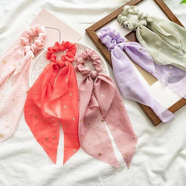 hair accessories 1pc bohemian chiffon scrunchie bows ponytail solid color ribbon elastic bands girls bowknot ties, Slivery;white
hair accessories 1pc bohemian chiffon scrunchie bows ponytail solid color ribbon elastic bands girls bowknot ties, Slivery;white