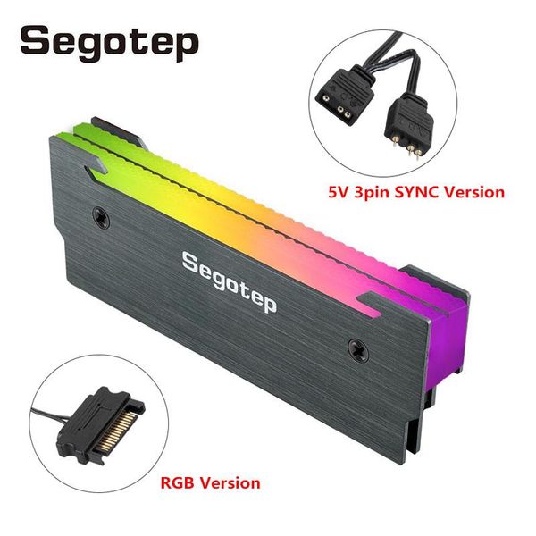 segotep x2 rgb memory cooler sata ram argb 5v 3pin aluminum heat sink for pc radiator cooling fans & coolings
segotep x2 rgb memory cooler sata ram argb 5v 3pin aluminum heat sink for pc radiator cooling fans & coolings