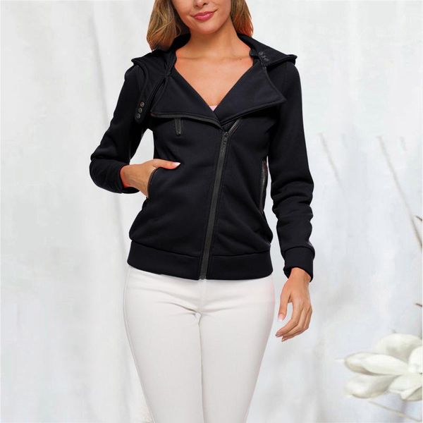 women's blouses & shirts plush sweatshirts women's casual simplicity solid color long sleeve irregular lapel zipper pocket women co, White
women's blouses & shirts plush sweatshirts women's casual simplicity solid color long sleeve irregular lapel zipper pocket women co, White
