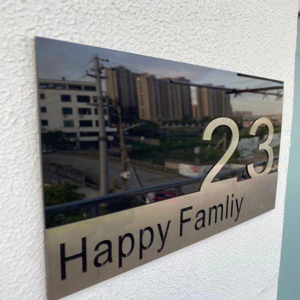 custom black exterior house number outdoor nameplates stree address flat plaque on the door home acrylic with stainless steel other hardware
custom black exterior house number outdoor nameplates stree address flat plaque on the door home acrylic with stainless steel other hardware