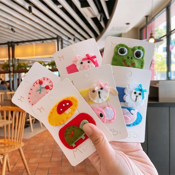 pcs autumn cute colorful felt handmade cartoon animals children's bb clip fashion sweet girl baby hairpins hair accessories, Slivery;white
pcs autumn cute colorful felt handmade cartoon animals children's bb clip fashion sweet girl baby hairpins hair accessories, Slivery;white