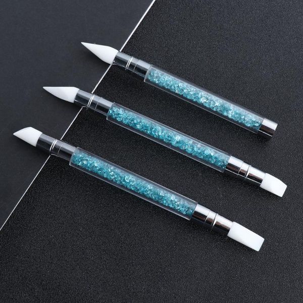 nail brushes 3pcs double end art silicone uv sculpture carving builder emboss dotting pen brush manicure tool (sky blue), Yellow
nail brushes 3pcs double end art silicone uv sculpture carving builder emboss dotting pen brush manicure tool (sky blue), Yellow