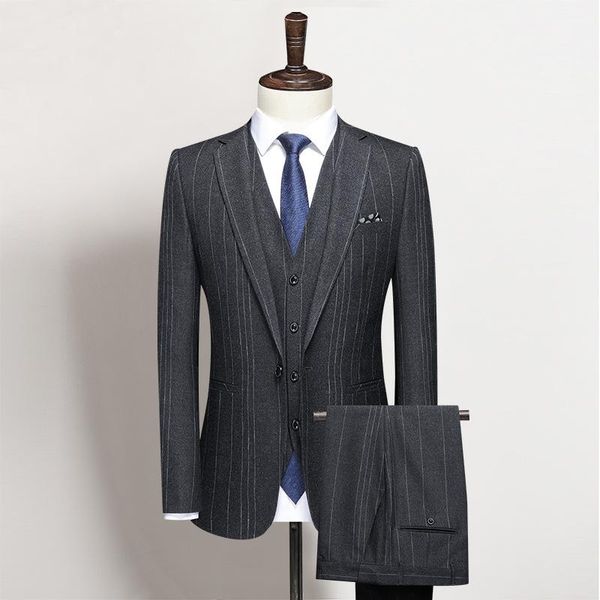 men's suits & blazers stripe mens groom wear tuxedos 3 piece wedding groomsmen man formal suit for men (jacket+pant +vest), White;black
men's suits & blazers stripe mens groom wear tuxedos 3 piece wedding groomsmen man formal suit for men (jacket+pant +vest), White;black
