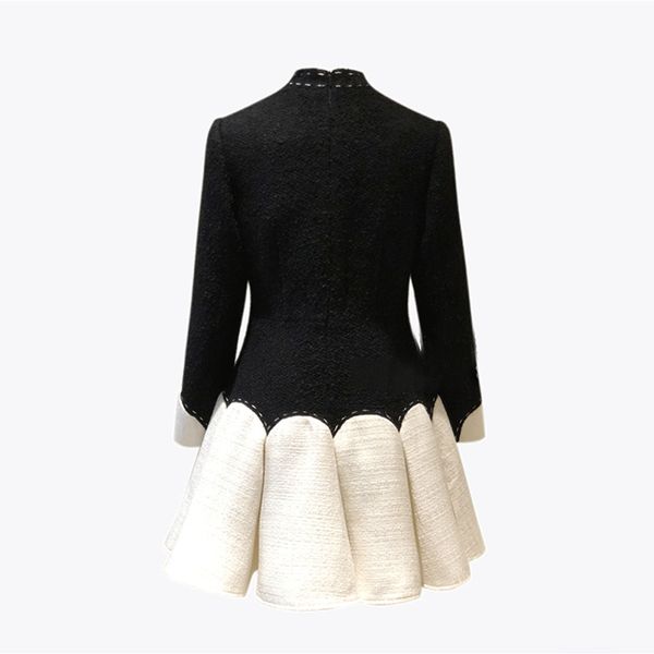 dresses elegant patchwork tweed for women bowknot collar long sleeve high waist hit color korean es female 2021, Black;gray
dresses elegant patchwork tweed for women bowknot collar long sleeve high waist hit color korean es female 2021, Black;gray