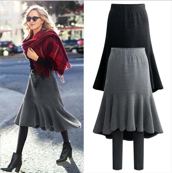 plus size 6xl fashion autumn womens legging amp winter warm thick velvet fake two pieces trumpet skirt pants, Black
plus size 6xl fashion autumn womens legging amp winter warm thick velvet fake two pieces trumpet skirt pants, Black