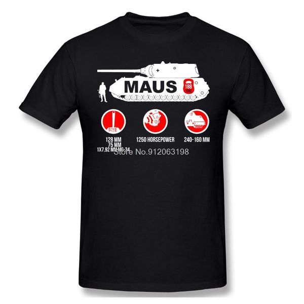 men's t-shirts want characteristics of the german super-heavy tank maus fashion clothes design world tanks game cotton men t-shirt over, White;black
men's t-shirts want characteristics of the german super-heavy tank maus fashion clothes design world tanks game cotton men t-shirt over, White;black