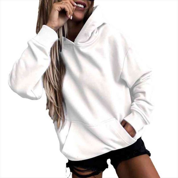 hoodie women autumn solid color long sleeve pocket loose hooded sweatshirt women pullover clothing, Black
hoodie women autumn solid color long sleeve pocket loose hooded sweatshirt women pullover clothing, Black