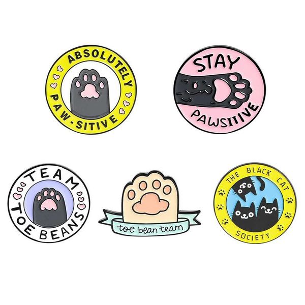 pins, brooches absolutely pawsitive enamel pin custom kitten cat paws shirt lapel bag cute lovely animal badge jewelry gift for kids, Gray
pins, brooches absolutely pawsitive enamel pin custom kitten cat paws shirt lapel bag cute lovely animal badge jewelry gift for kids, Gray