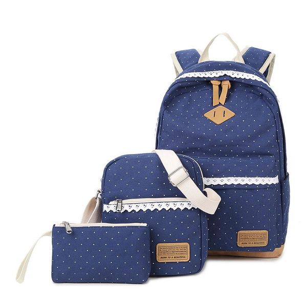3pcs/set women school backpack for girls purses and shoulder bag canvas waterproof schoolbag children girl gift bags
3pcs/set women school backpack for girls purses and shoulder bag canvas waterproof schoolbag children girl gift bags