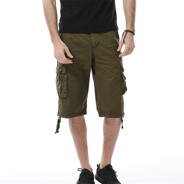 cargo shorts cotton casual short pant for men plus size trousers with pocket, White;black
cargo shorts cotton casual short pant for men plus size trousers with pocket, White;black