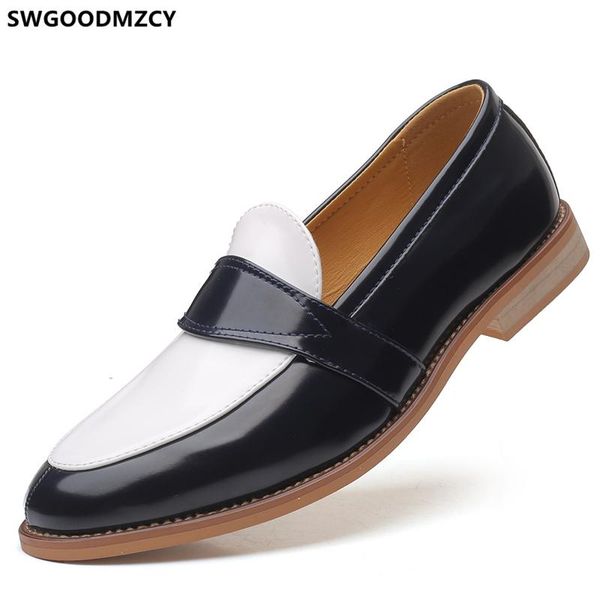 dress shoes leather men classic wedding loafers coiffeur italian office formal brown plus size, Black
dress shoes leather men classic wedding loafers coiffeur italian office formal brown plus size, Black