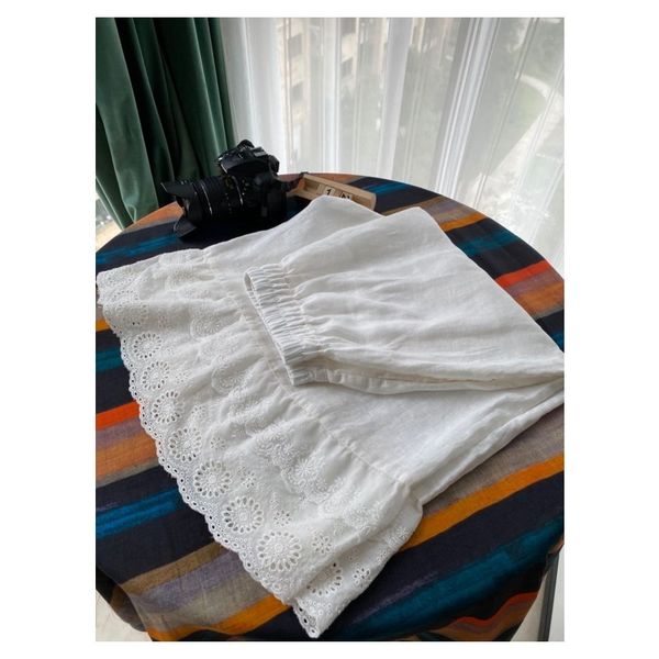 women's shorts lamtrip unique lace patchwork loose wide leg super comformatable linen 3/4 pants lolita mori girl 2021 spring summe, White;black
women's shorts lamtrip unique lace patchwork loose wide leg super comformatable linen 3/4 pants lolita mori girl 2021 spring summe, White;black