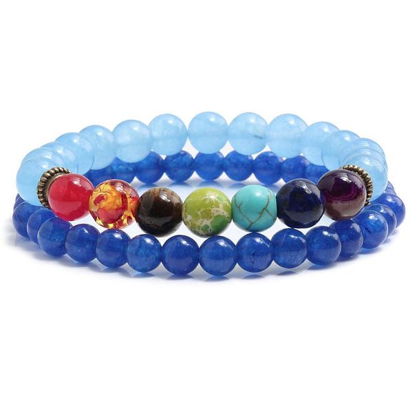 beaded, strands 2 pce/set 6mm/8mm 7 chakra bead charm bracelet boho strand bracelets for women couples bangles handmade men jewelry accessio, Black
beaded, strands 2 pce/set 6mm/8mm 7 chakra bead charm bracelet boho strand bracelets for women couples bangles handmade men jewelry accessio, Black