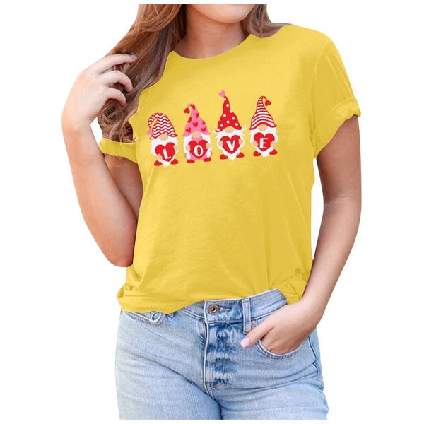 women's t-shirt valentine's day t-shirts cute dwarf love print women short sleeve tee shirt casual woman tshirts heart 2021, White
women's t-shirt valentine's day t-shirts cute dwarf love print women short sleeve tee shirt casual woman tshirts heart 2021, White