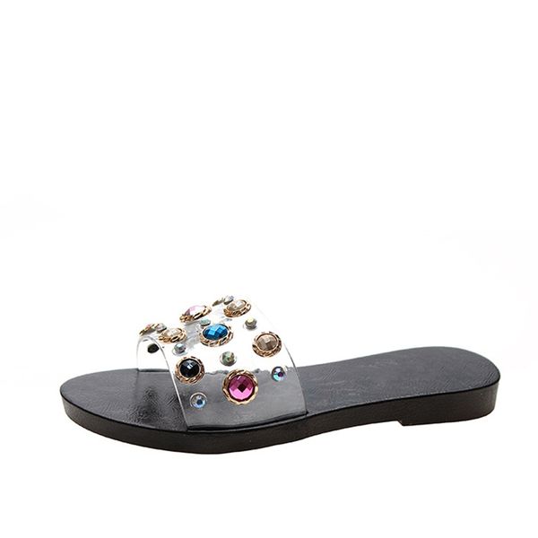 women summer rhinestone slippers woman transparent colorful ladies flats slides bling new open toe female elegant casual shoes gtrh34634y5hu, Black
women summer rhinestone slippers woman transparent colorful ladies flats slides bling new open toe female elegant casual shoes gtrh34634y5hu, Black