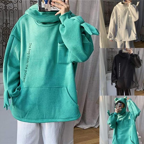 harajuku women hoodie frogs pullover winter hooded casual sweatshirts autumn embroidery loose korean style cute hoodies women's &, Black
harajuku women hoodie frogs pullover winter hooded casual sweatshirts autumn embroidery loose korean style cute hoodies women's &, Black