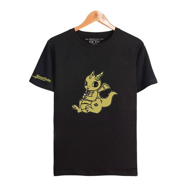 men's t-shirts pamibaby small dragon cute t-shirt 100% cotton tee printed logo cool o-neck women men short sleeve casual, White;black
men's t-shirts pamibaby small dragon cute t-shirt 100% cotton tee printed logo cool o-neck women men short sleeve casual, White;black