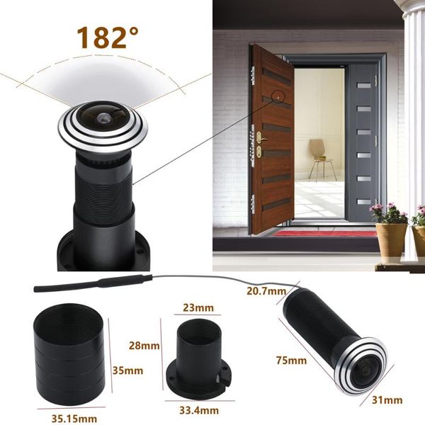 doorbells tuya wifi door eye camera mini peephole ip 1.6mm wide angle fisheye 2way audio build-in speaker tf card slot
doorbells tuya wifi door eye camera mini peephole ip 1.6mm wide angle fisheye 2way audio build-in speaker tf card slot