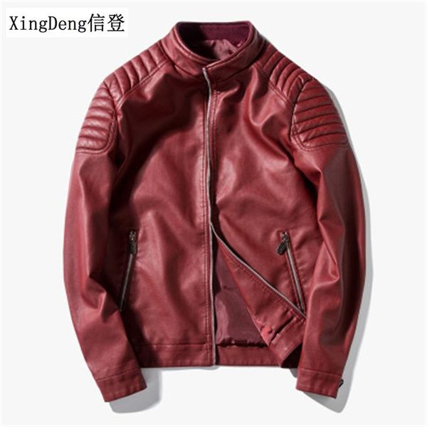 men's jackets xingdeng waterproof zipper men fashion jacket mens brand motorcycle leather coats brand-clothing plus size 4xl, Black;brown
men's jackets xingdeng waterproof zipper men fashion jacket mens brand motorcycle leather coats brand-clothing plus size 4xl, Black;brown