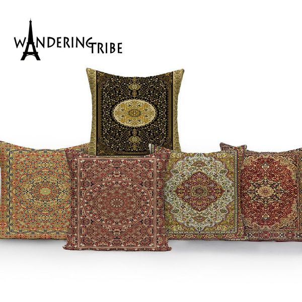 retro geometric throw pillowcase ethnic stripes bohemian linen sofa cushion cover morocco floral cushions 45*45cm cojin cushion/decorative p
retro geometric throw pillowcase ethnic stripes bohemian linen sofa cushion cover morocco floral cushions 45*45cm cojin cushion/decorative p