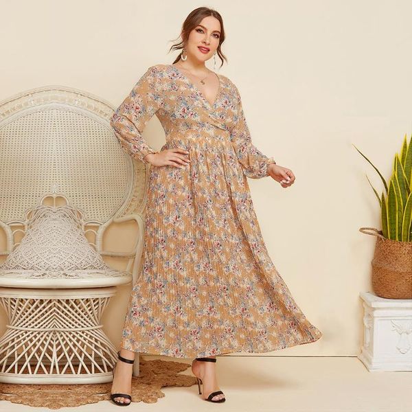 casual dresses 2021 fashion v neck long sleeve dress women summer floral print pleated boho beach maxi plus size clothing, Black;gray
casual dresses 2021 fashion v neck long sleeve dress women summer floral print pleated boho beach maxi plus size clothing, Black;gray