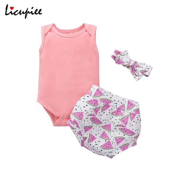 clothing sets 0-24 months fashion born baby girls 3-piece outfit set sleeveless solid color romper+print shorts+headband, White
clothing sets 0-24 months fashion born baby girls 3-piece outfit set sleeveless solid color romper+print shorts+headband, White