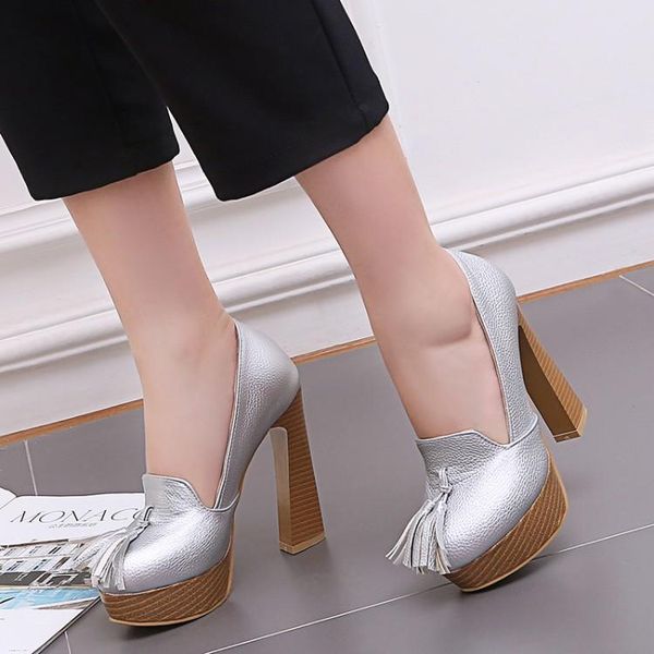 dress shoes big size ladies high heels women woman pumps tassels rough heeled single, Black
dress shoes big size ladies high heels women woman pumps tassels rough heeled single, Black