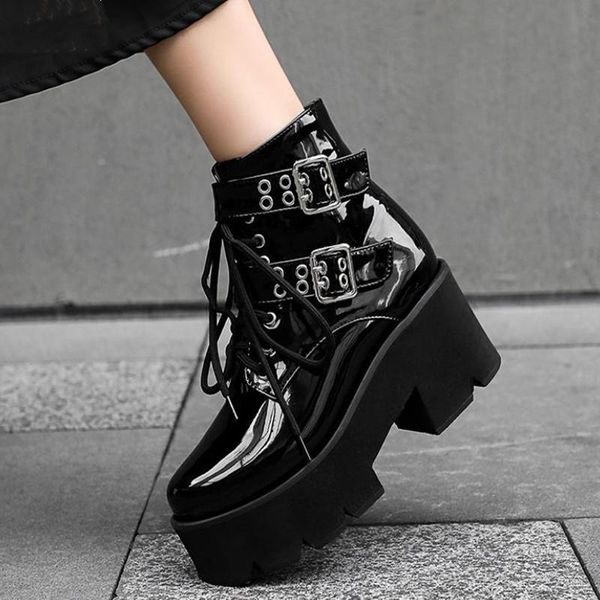 boots size 34-43 platform women double buckle chunky motorcycle for ankle dames femmes bottes, Black
boots size 34-43 platform women double buckle chunky motorcycle for ankle dames femmes bottes, Black