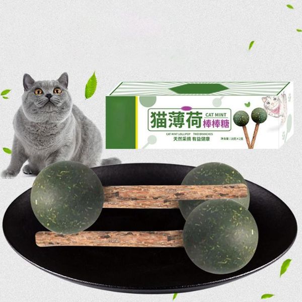 cat toys 2 pcs/lot pet natural catnip treat ball favor home chasing delicious lollipop and silvervine stick gatos
cat toys 2 pcs/lot pet natural catnip treat ball favor home chasing delicious lollipop and silvervine stick gatos
