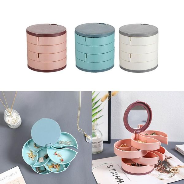 jewelry pouches, bags organizer case with mirror 4 layers 360 degree rotating storage box necklace bracelet ring earring display tray, Pink;blue
jewelry pouches, bags organizer case with mirror 4 layers 360 degree rotating storage box necklace bracelet ring earring display tray, Pink;blue
