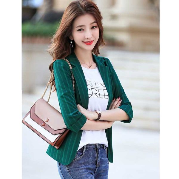 women's suits & blazers high-quality fashion all-match plaid suit jacket female 2021 spring and autumn retro casual temperament small, White;black
women's suits & blazers high-quality fashion all-match plaid suit jacket female 2021 spring and autumn retro casual temperament small, White;black