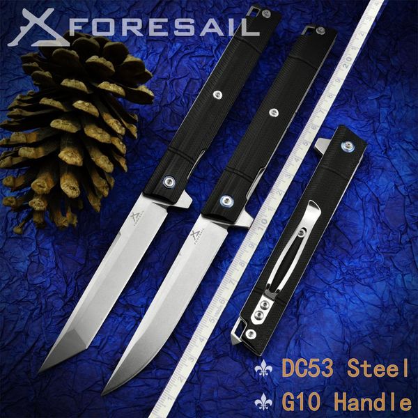 foresai foding knife dc53(a8)stee and 5 durabe non-sip g-10 hande ceramics ba bearings outdoor hunting edc knife too
foresai foding knife dc53(a8)stee and 5 durabe non-sip g-10 hande ceramics ba bearings outdoor hunting edc knife too