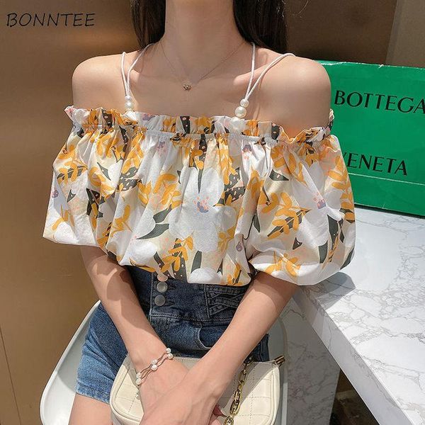 women's blouses & shirts blouse women summer slash neck elegant sweet beading baggy floral puff sleeve romantic party street korean sty, White
women's blouses & shirts blouse women summer slash neck elegant sweet beading baggy floral puff sleeve romantic party street korean sty, White